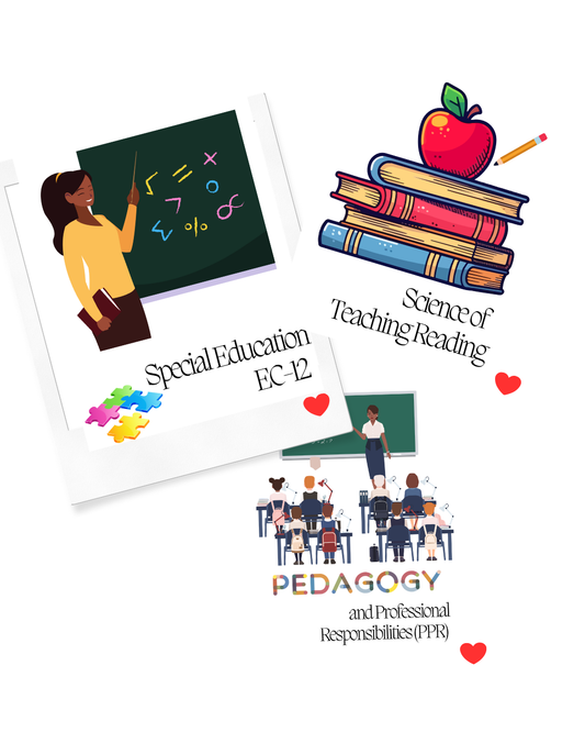 SPED EC-12, STR, AND PPR STUDY BUNDLE